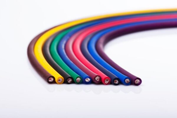 Multicolor balanced microphone cable